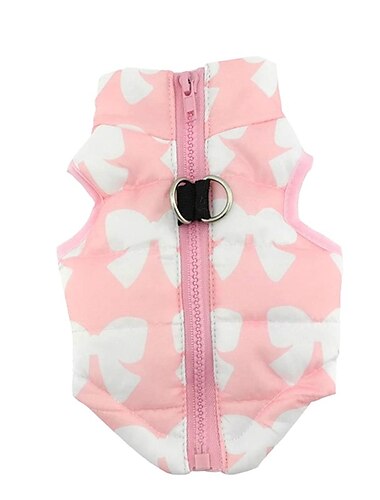  Cachorros Gatos Casacos Jaqueta Estilo Romântico Casual Inverno Quente Respirável Macio Lavável Confortável Ao ar livre Casual / Diário Roupas para cães for Bichon Frise Pomerânia Animais de Pequeno