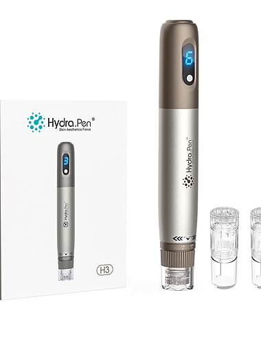 Профессиональный аппарат для микронидлинга Hydra Pen h3, беспроводная ручка для дермы, электрическое устройство для ухода за кожей с микроиглами, косметическое устройство с 2 картриджами