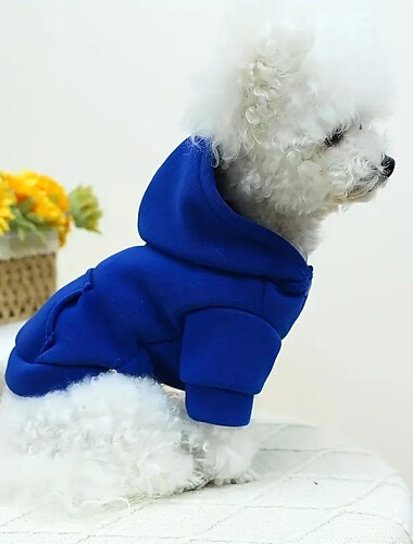  Perros Gatos Saco y Capucha Deportes y Exterior Casual Invierno Templado Transpirable Suave Lavable Cómodo Exterior Casual Diario Ropa para perros for Bichón Frisé Pomerania Animal doméstico del beb