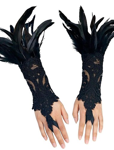  Retro vintage Punk & Gothic Lange handschoenen Heks verderfelijk Kant Dames Fantasie Stoompunk Walpurgisnacht Maskerade Feest / Uitgaan Volwassenen Handschoen