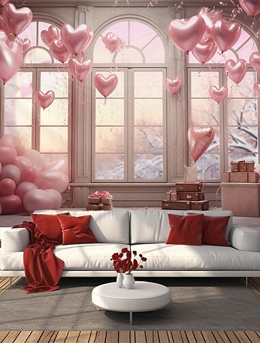  Trouwdecoraties Achtergrond Fotografie Wandversiering Grote Wandtapijt Kunst Muurschilderij Decor Deken Gordijn Huis Slaapkamer Woonkamer Decoratie Raam Hart
