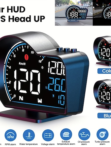  display heads up pentru mașini vitezometru gps pentru mașină km/h & Vitezometru digital universal mph car hud pentru majoritatea mașinilor plug and play (g16)