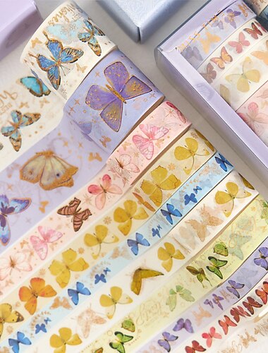  10-teiliges Van-Gogh-Washi-Tape-Set, dekorativer Kleber für Heimwerkerarbeiten, Geschenkverpackungen, Scrapbooking-Zubehör, Bullet Journals, Planer, Partydekorationen