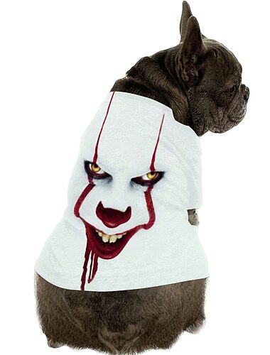  Hund Katze Hemd / T-Shirt Mode Lässig Atmungsaktiv Weich Waschbar Bequem Outdoor Alltagstauglich Hundebekleidung for Bichon Frise Zwergspitz Baby Haustier Papillon Klein