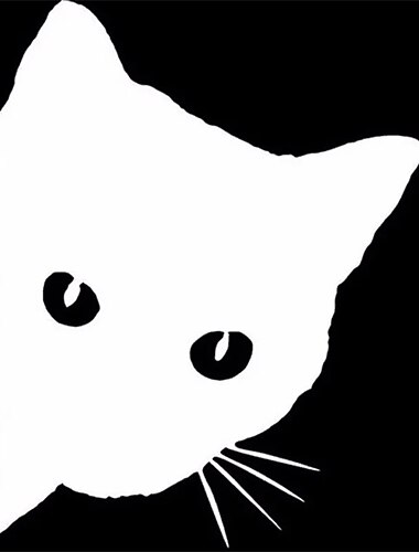 2 Stück Auto schwarze Katze späht Aufkleber lustig Vinyl Aufkleber Auto Styling Dekoration Zubehör Auto Außendekor für Auto