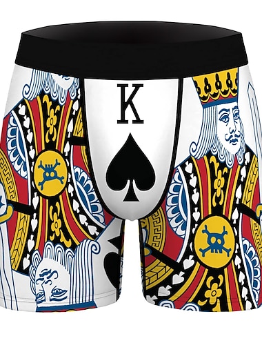  Kerstcadeaus Boxer shorts Ondergoed Voor heren Kostuum feest Kerstmis Kerstmis Carnaval Maskerade Volwassenen Feest Kerstmis Polyesteri