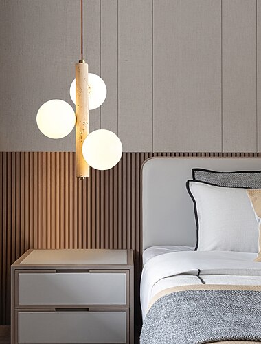  Lampadario a 2 luci in pietra nordica in marmo piccolo lampadario comodino divano m-ini lampada a sospensione di lusso arredamento per interni lampadario a parete per soggiorno camera da letto