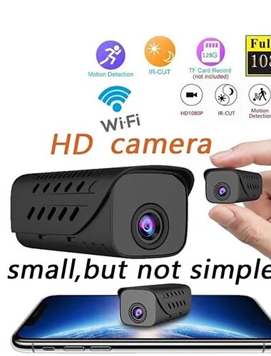  draagbare 1080 hd kleine nachtcamera mini-bewakingscamera geen licht hd intelligente nachtzichtcamera video opnemen