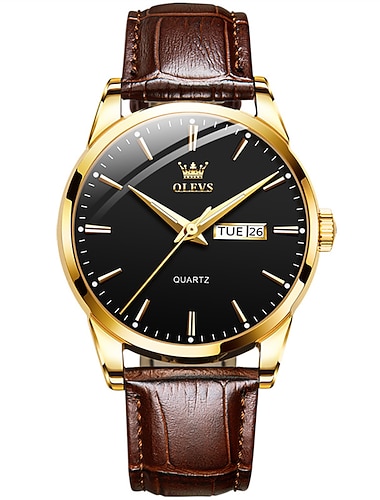  orologi da uomo calendario luminoso visualizzazione della settimana cronografo multifunzione orologio al quarzo impermeabile orologi sportivi da uomo
