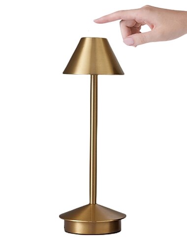  Wiederaufladbare Tischlampe, LED-Touch-Desktop-Nachtlicht, kabellose Leselampe für Restaurant, Hotel, Bar, Schlafzimmer, Schreibtischlicht