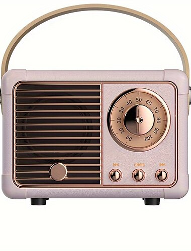  Tragbare Mini-Funklautsprecher im Retro-Stil – das perfekte kreative Geschenk für Musikliebhaber