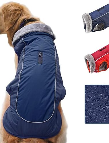  Hunder Katter Vest Mote Fest Vinter Reflekterende Vanntett Pustende Vaskbar Bekvem Jul Halloween utendørs Fritid / hverdag Hundeklær for Bichon Frisé Pommeran ungt kjæledyr Sommerfugl Small