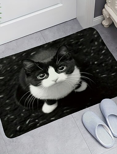  schattige katten deurmat vloermatten wasbare tapijten keukenmat antislip oliebestendig tapijt binnen buiten mat slaapkamer decor badkamer mat entree tapijt