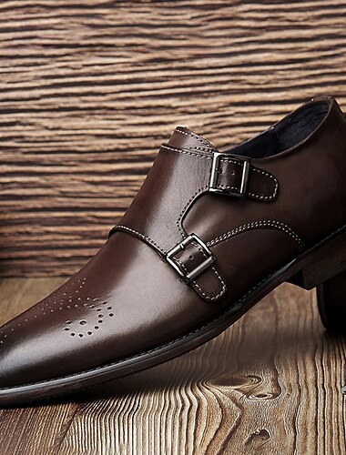  ανδρικά φορέματα loafers & slip-ons brogue monk shoes business βρετανικό τζέντλεμαν γραφείο & πάρτι καριέρας & βραδινά δερμάτινα παπούτσια μαύρο καφέ άνοιξη φθινόπωρο