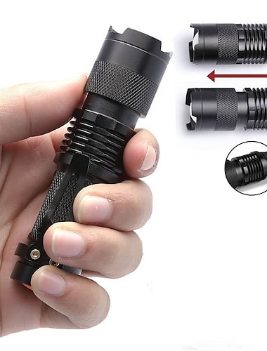  XINSITE/ Linternas de Mano Soltado Rápido 260 lm Incandescente LED 1 Emisores Manual Modo de Iluminación Soltado Rápido Fresco Encantador Camping / Senderismo / Espeleología De Uso Diario Negro Rojo