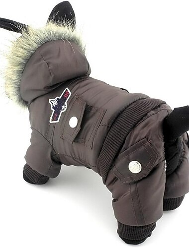  Hund Katze Mäntel Jacke Daunenjacken Mode Party Winter Wasserdicht Warm Atmungsaktiv Weich Waschbar Weihnachten Halloween Outdoor Alltagstauglich Hundebekleidung for Bichon Frise Zwergspitz Baby