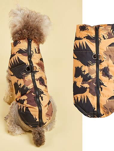  Hund Katze Mäntel Jacke Weste Mode Sport & Outdoor Winter Wasserdicht Atmungsaktiv Weich Waschbar Bequem Outdoor Alltagstauglich Hundebekleidung for Bichon Frise Zwergspitz Baby Haustier Papillon