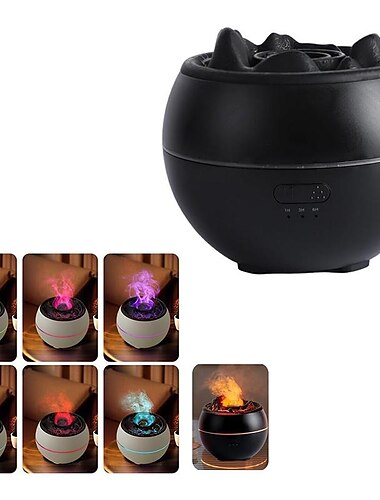  1 Stück Diffusor für ätherische Öle, großer Raum, 360 ml, Flammenaromatherapie-Diffusor für Zuhause, Schlafzimmer, für 24-Stunden-Lauf und automatische Abschaltung, großer Luftbefeuchter, Ultraschall,