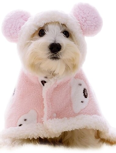  Honden Katten Mantel Modieus Zoet Winter Warm Ademend Zacht Wasbaar Comfortabel Kerstmis Halloween Buiten Casual / Dagelijks Hondenkleding for Bichon Frise pomeranian kleine huisdieren Vlinder Small