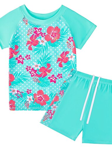  أطفال للفتيات ملابس السباحة مدرسة الأماكن المفتوحة لون الصلبة الرسم بديع يوميا بدلة سباحة 7-13 سنة الصيف ص 246-8 ص 246-3