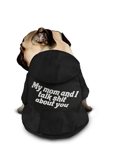  Hund Katze Kapuzensweatshirt Mode Lässig Winter Atmungsaktiv Weich Waschbar Bequem Outdoor Alltagstauglich Hundebekleidung for Bichon Frise Zwergspitz Baby Haustier Papillon Klein