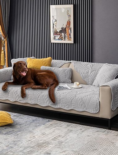  Sofabezug für Hunde, Haustiere, gebranntes Orange, Couch-Kissenbezug, Sofabezug, Handtuchbezug, kratzfester Möbelschutz für Zweisitzer, Sessel (nicht im Set erhältlich)