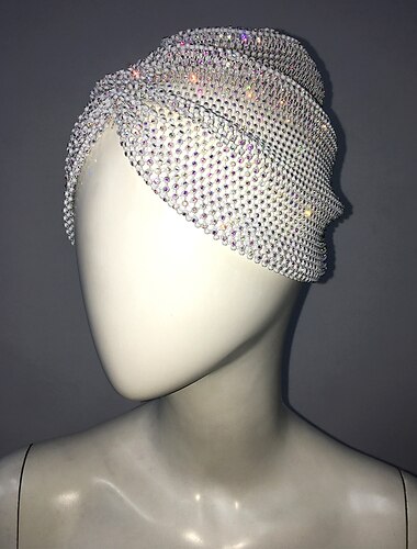 Kopfbedeckung Mützen Metallisch Glanz Sexy Kunststoff Für Scheibe Cosplay Karneval Damen Modeschmuck Modeschmuck