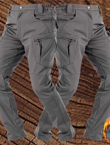  Ανδρικά Παντελόνια με τσέπες Pantaloni Foiță Subțire Παντελόνι μάχης Παντελόνι τακτικής Pantaloni de Drumeție Τσέπη Στάμπα Σκέτο Άνεση Αναπνέει ΕΞΩΤΕΡΙΚΟΥ ΧΩΡΟΥ Καθημερινά Εξόδου Μοντέρνα Καθημερινό