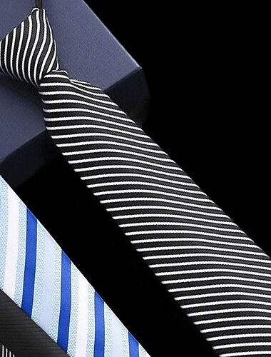  Miesten Kravaatit Solmiot Raidat ja Plaid Muodollinen iltajuhla Hääjuhla Festivaali