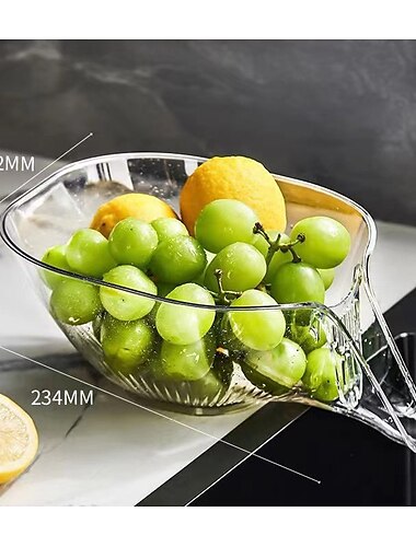  Multifunktionaler Abtropfkorb, Sieb für die Spüle – multifunktionaler Abtropfkorb für die Eckspüle zum Waschen von Obst und Gemüse – Küchenzubehör