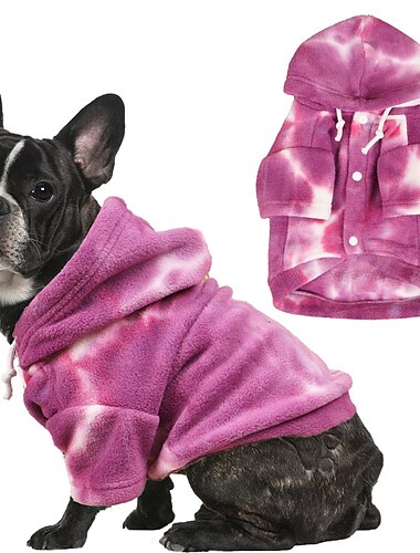  Hund Katze Kapuzensweatshirt Mode Lässig Atmungsaktiv Weich Waschbar Bequem Weihnachten Halloween Outdoor Alltagstauglich Hundebekleidung for Bichon Frise Zwergspitz Baby Haustier Papillon Klein