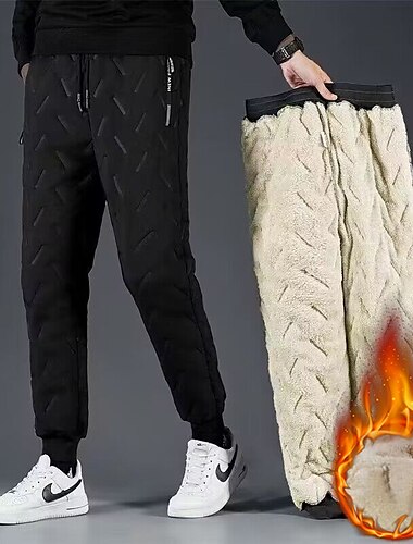  Ανδρικά Σέρπα Τζόγκκερ Χειμωνιάτικο παντελόνι Παντελόνια Τσέπη Κορδόνι Ελαστική μέση Συμπαγές Χρώμα Άνεση Ζεστό Causal Καθημερινά Αθλήματα Μοντέρνα 1 2 Μικροελαστικό