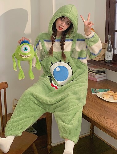 Erwachsene Tier Nachtwäsche Pyjamas-Einteiler Onesie-Kostüm Tier Pyjamas-Einteiler Kigurumi-Pyjamas Kuschelig Für Damen Karneval Karikatur
