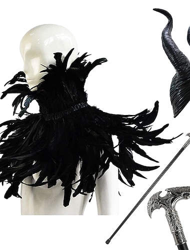  Moda látex genuino maléfica cuernos mujeres adultas festival fiesta disfraz jolie cosplay tocado sombrero
