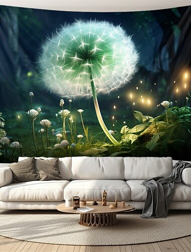  Deadelion Forest Hanging Tapestry Wall Art Large Tapestry Mural Decor Photograph Backdrop Blanket Curtain Home Bedroom Living Room Decoration
