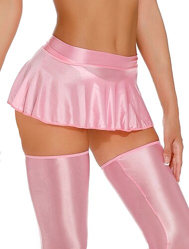  体操 ダンスコスチューム アクティブウェア スカート ピュアカラー 女性用 性能 訓練 ハイウエスト ナイロン