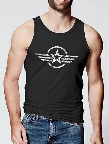  4 luglio 2026 250° Giorno della Memoria T-Shirt a Maniche Corte da Uomo Designer Grafica 3D Print Collo Crew Sportivo