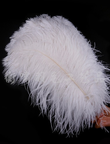  Carnaval haute qualité plume d'autruche teinte grande plume d'autruche lampe de bureau décoration de la maison magasin de vêtements décorations plumes de mariage