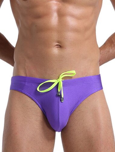  בגדי ריקוד גברים קצר שחייה יומי חוף נושם ייבוש מהיר שרוך אלסטית מותניים אחיד קצר ספורט יום יומי לבוש אקטיבי שחור לבן מיקרו-אלסטי