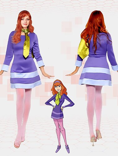  スクービー！ コスプレ コスプレ衣装 セット アニメ系 映画コスプレ for 女性用 成人 マスカレード