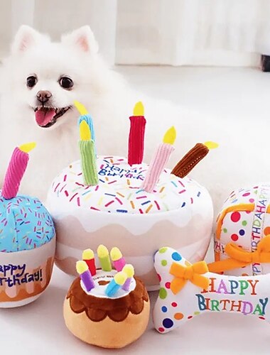  Giochi morbidi Peluche Giocattolo interattivo Giocattolo Squeak con Duraturo Rilascio di pressione Addestramento di animali domestici Giocattolo da dentizione Giocattolo per la dentizione per