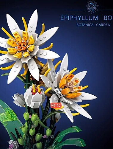  Women's Day Gifts Flashlight Bouquet Potted Plants Building Block Model Educational Toys Christmas/Thanksgiving Day/Halloween/Birthday Gifts  for her Mother's Day Gifts for MoM