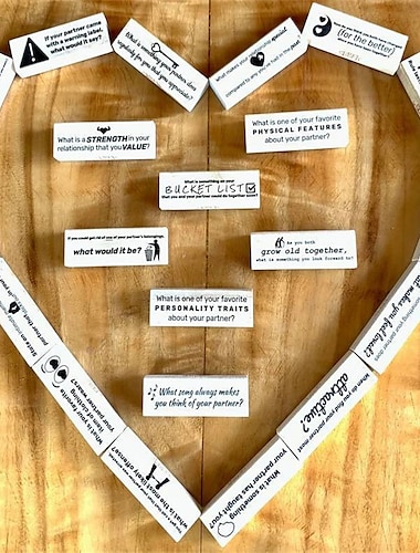  54 bloques de construcción apilados para que las parejas tengan citas en casa y disfruten de los juegos para adultos día de san valentín