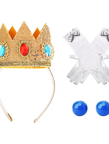  roze perzikprinses biqi sieradencombinatie super perzik perzikprinsesaccessoires voor kinderen