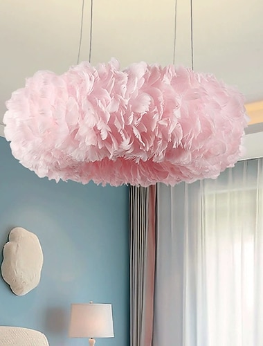  Schlafzimmerlampen, Ring-Feder-Lampe, Hängelampe, Schlafzimmerlampe, hängend, moderne Mode, schicker Stil, Designer-Pendelleuchten für Wohnzimmer, Veranda, Bar, Kinderzimmer, Flur, Wohnzimmer