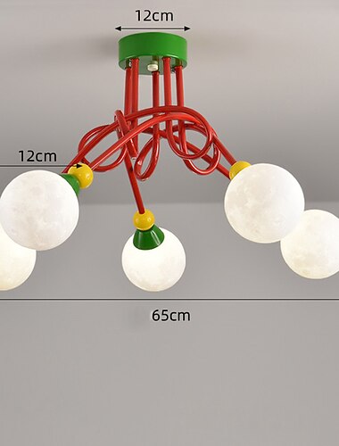  Lumină modernă din sticlă 3/5 - corp de iluminat glob creativ plafon suspendat pentru bucătărie insulă living dormitor cafenea bar corp de iluminat pandantiv industrial