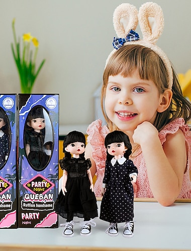  11-дюймовая кукла Адамса в среду, 360°, шарнирная кукла для девочек, трансформируемая кукла может измениться
