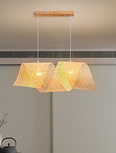  houten plafond lade 2 licht licht rotan plafond rieten kroonluchter natuurlijke rotan plafondlamp creatieve lampenkap retro hanglamp rieten verlichtingsarmaturen voor slaapkamer eetkamer woonkamer