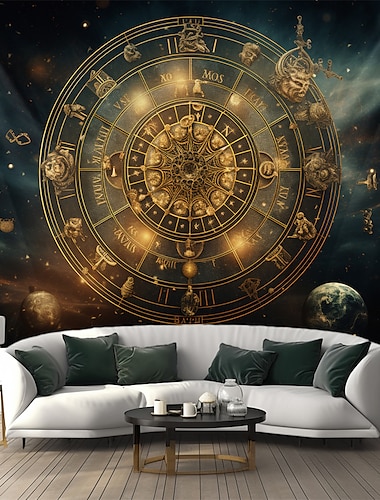  tarot waarzeggerij astrologie hangend tapijt kunst aan de muur groot tapijt muurschildering decor foto achtergrond deken gordijn thuis slaapkamer woonkamer decoratie