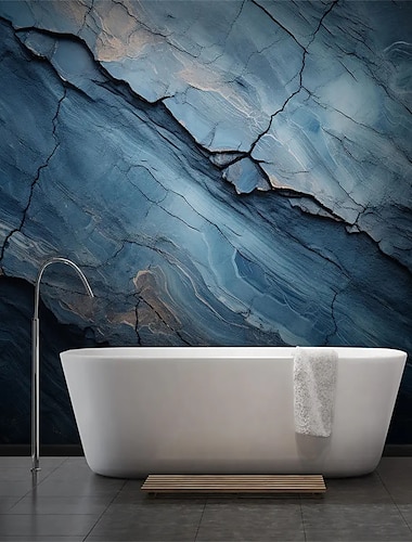  cool wallpapers abstract marmer blauw behang muurschildering wandbekleding sticker verwijderbaar pvc/vinyl materiaal zelfklevend/klevend vereist muurdecor voor woonkamer keuken badkamer